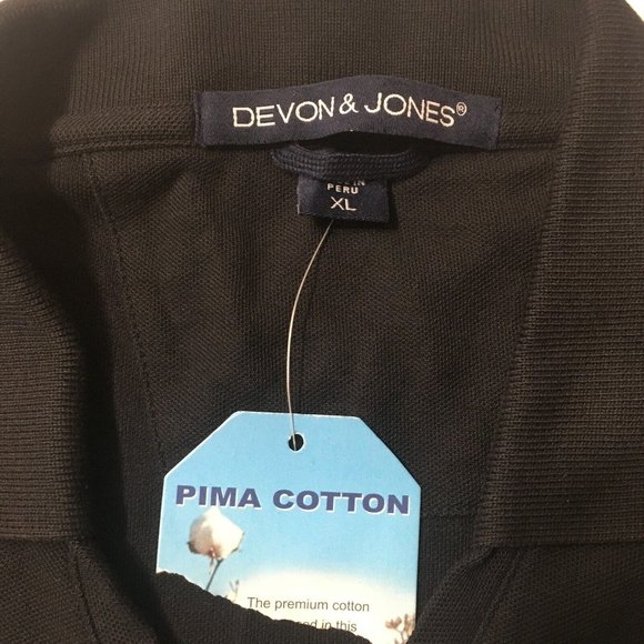 NWT Devin & Jones Coors light NHL Embroidered Pima Cotton Polo Shirt XL reebok - Picture 3 of 7